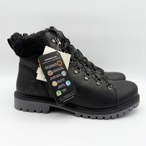 Kamik Womens Rogue Hike 3 Hiker Boot Size 9.5 Black Leather Waterproof NWOB